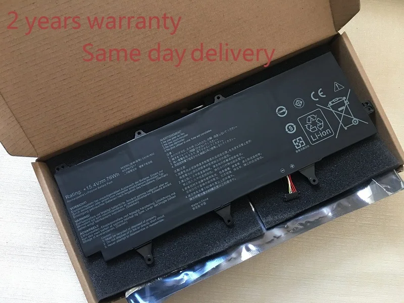 

C41N1802 Laptop Battery For Asus ROG Zephyrus GX701GV GX735GV GX701GX-EV404TC GX735GX-EV004T 0B200-03140100