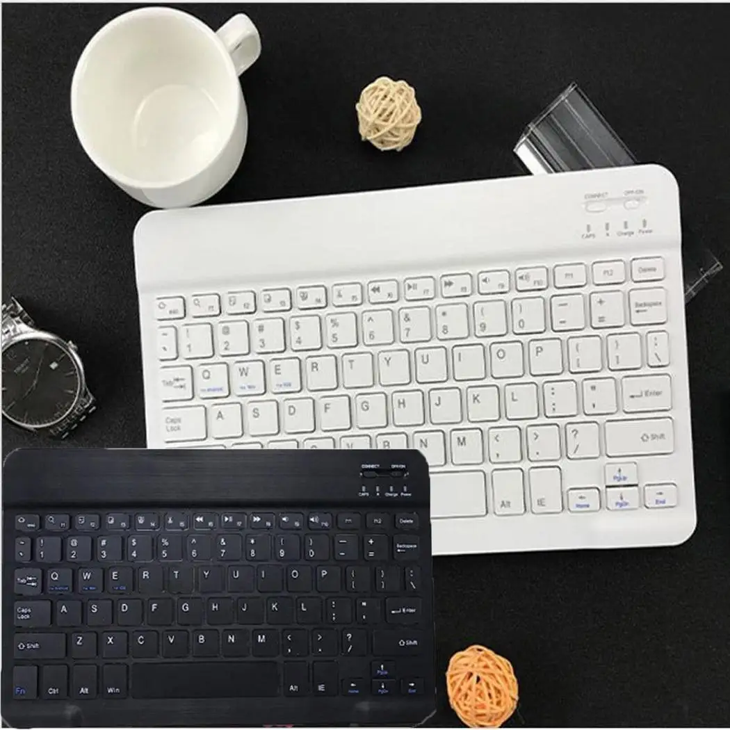 Портативная Мини Беспроводная bluetooth клавиатура для настольного компьютера