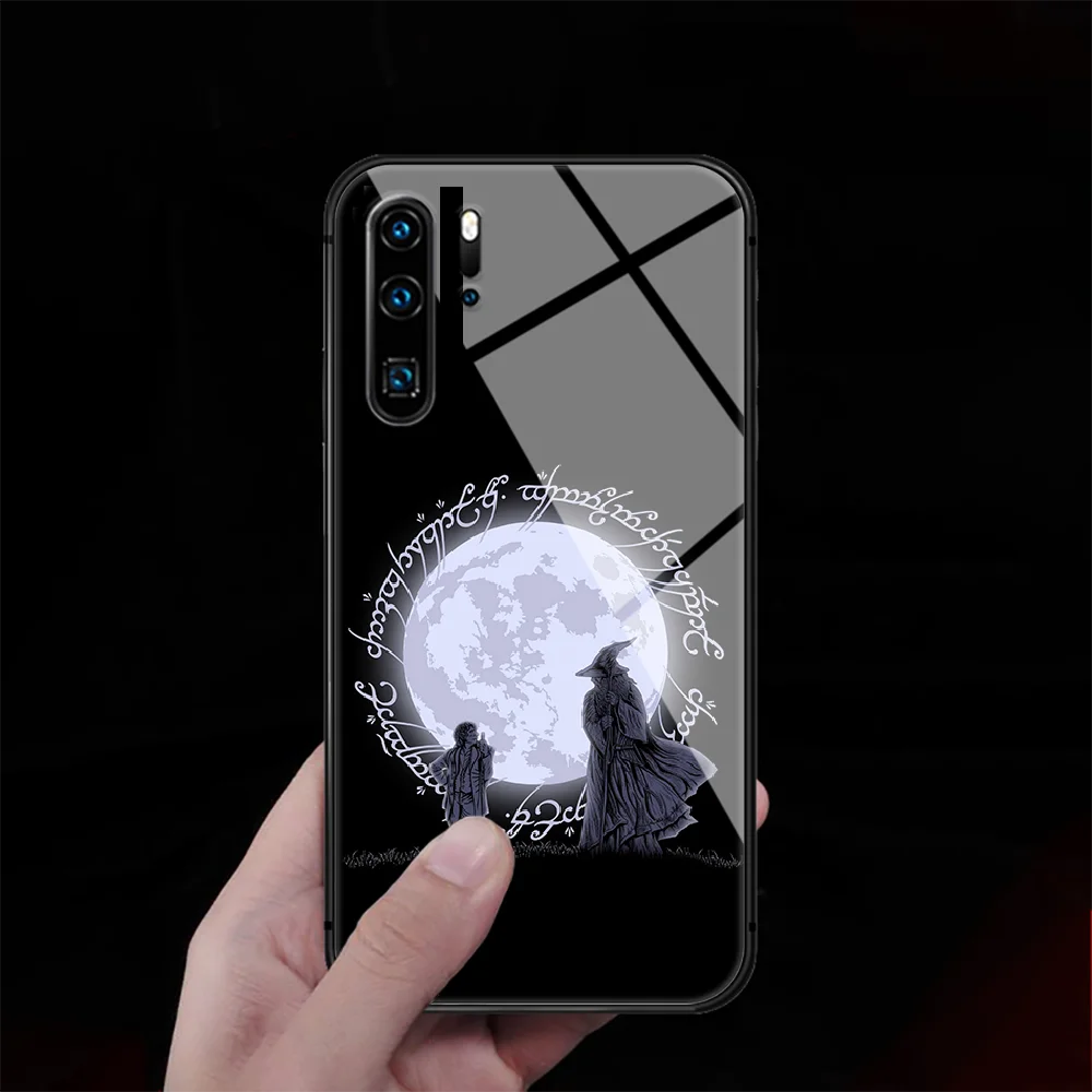 

Ring Movie Tempered Glass Phone Case Cover For Huawei P Nova Mate 5T 20 30 40 Pro Lite Smart 2019 2021 Bumper Cover Hot