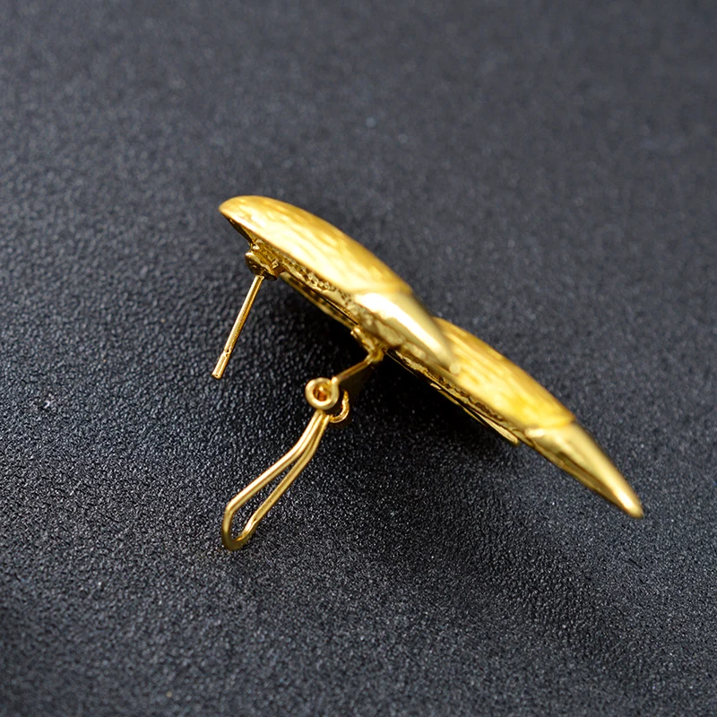 ZEADear ювелирные изделия модные большие серьги-гвоздики Лидер продаж фурнитура для