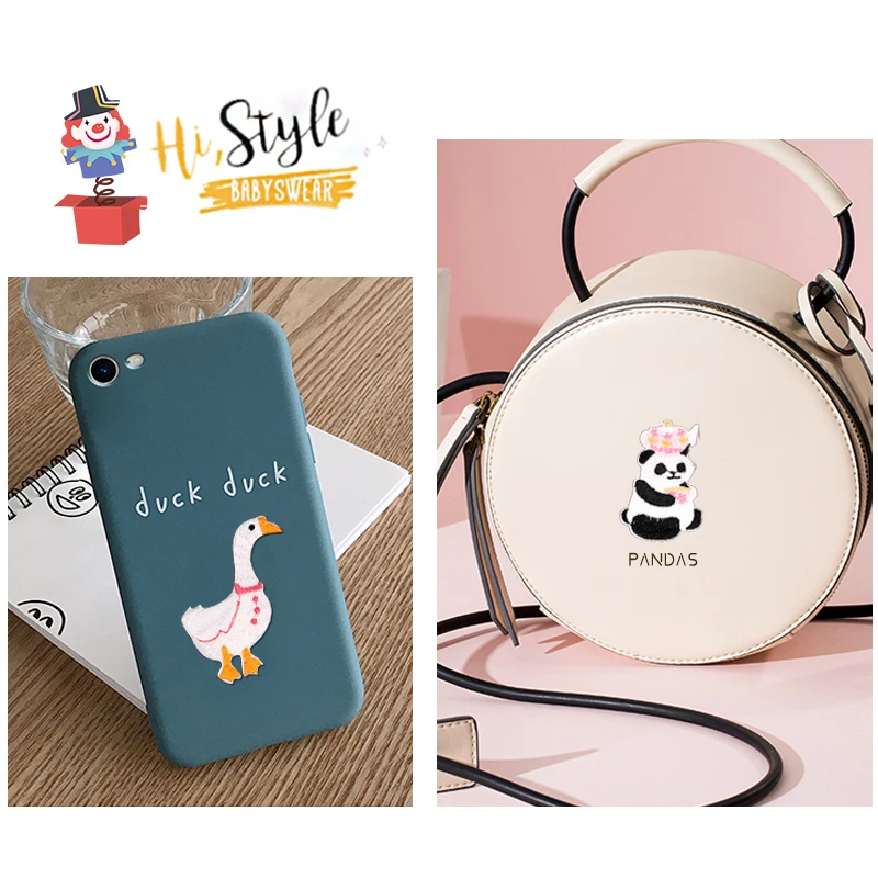 9 шт панда Амин гладильная термо наклейки вышитые нашивки на одежду значки appliuqe