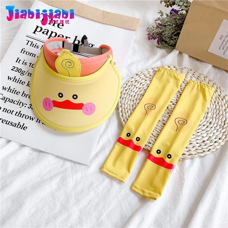 Летняя шляпа для мальчиков и девочек УФ-солнцезащитная Кепка маленьких