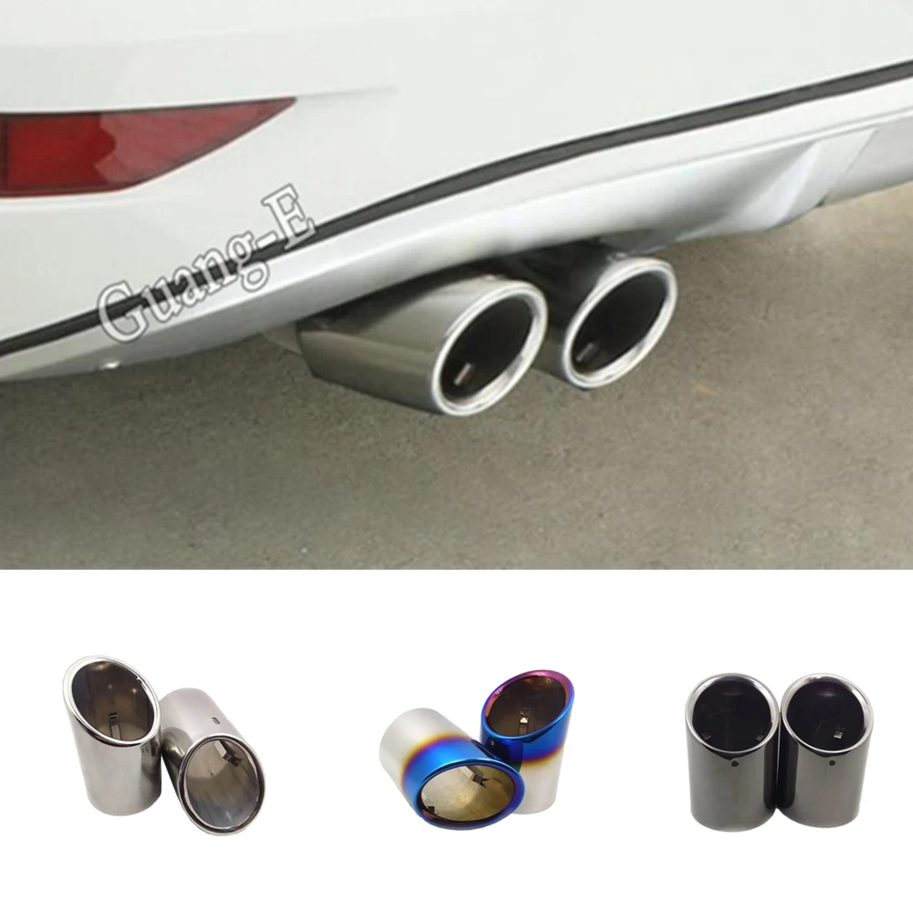 

For VW Volkswagen Touran L 2016 2017 2018 2019 2020 Car Cover Styling Muffler Tail Pipe Dedicate Stainless Steel Exhaust Tip