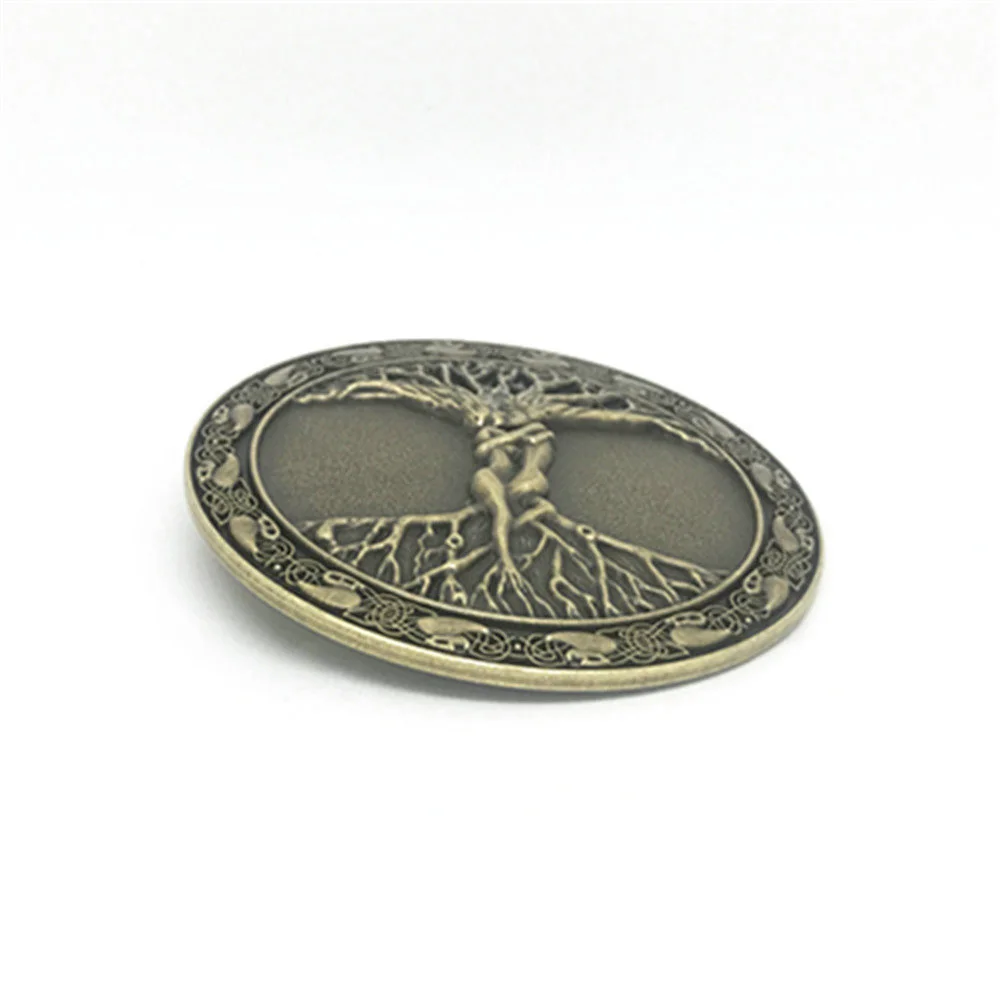 Женский новый дизайн пряжка для ремня с изображением дерева жизни мужчин