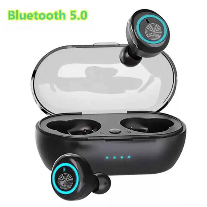 

Earphone Y50 TWS Wireless Headphones with Mic Charging Box Earphone Noise Cancle Earbuds Earpiece for Apple IPhone Xiaomi Phone
