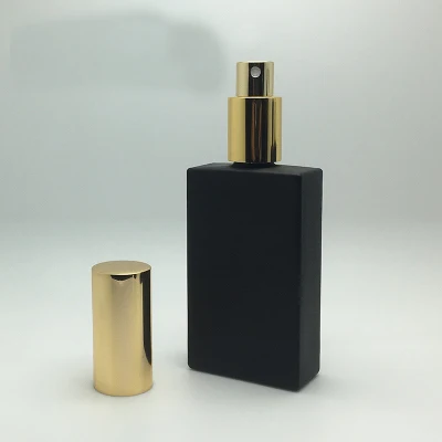 Spray Bottle 50 мл матовый черный пустой стеклянный флакон-спрей для духов, элегантный портативный распылитель духов, Удобный флакон для лосьона/эмульсии для путешественника - Цвет: Spray Bottle