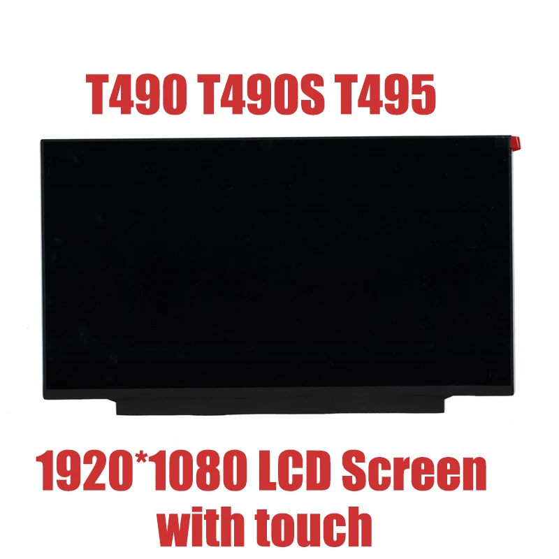

ЖК-экран для ноутбука lenovo T490 T490S T495 01YN150 5D10W35448 5D10W46485 5D10V82372 B140HAN03.2 с сенсорным экраном 14,0 дюйма