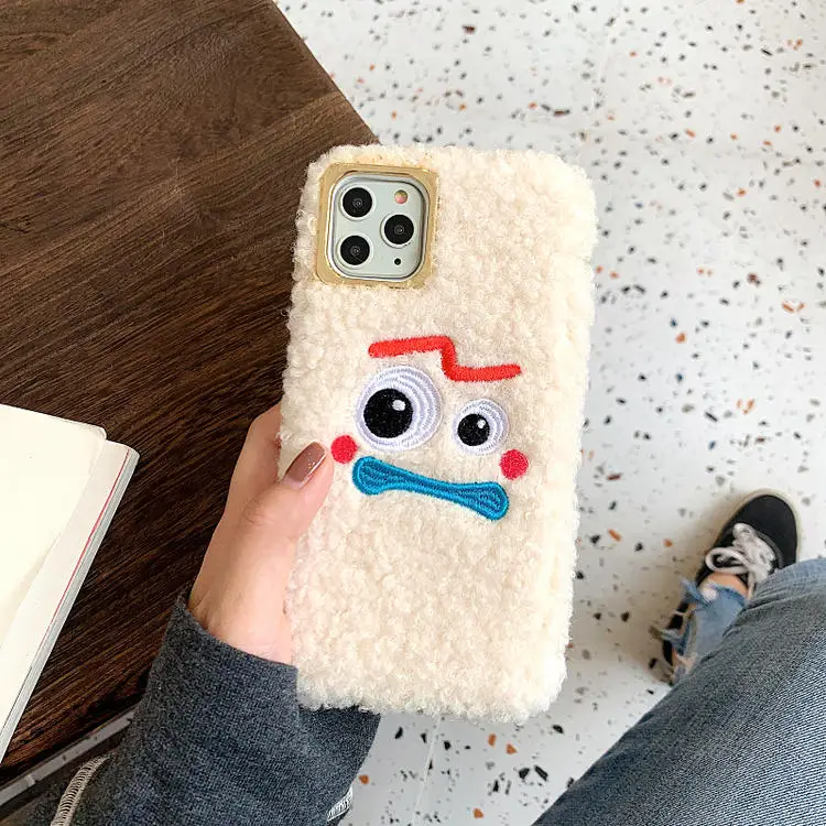Для iPhone 11 Pro Max X XS XR Duffy Bear Monsters Tom Jerry Forky меховой пушистый теплый чехол для iPhone 7 8 Plus - Цвет: 8