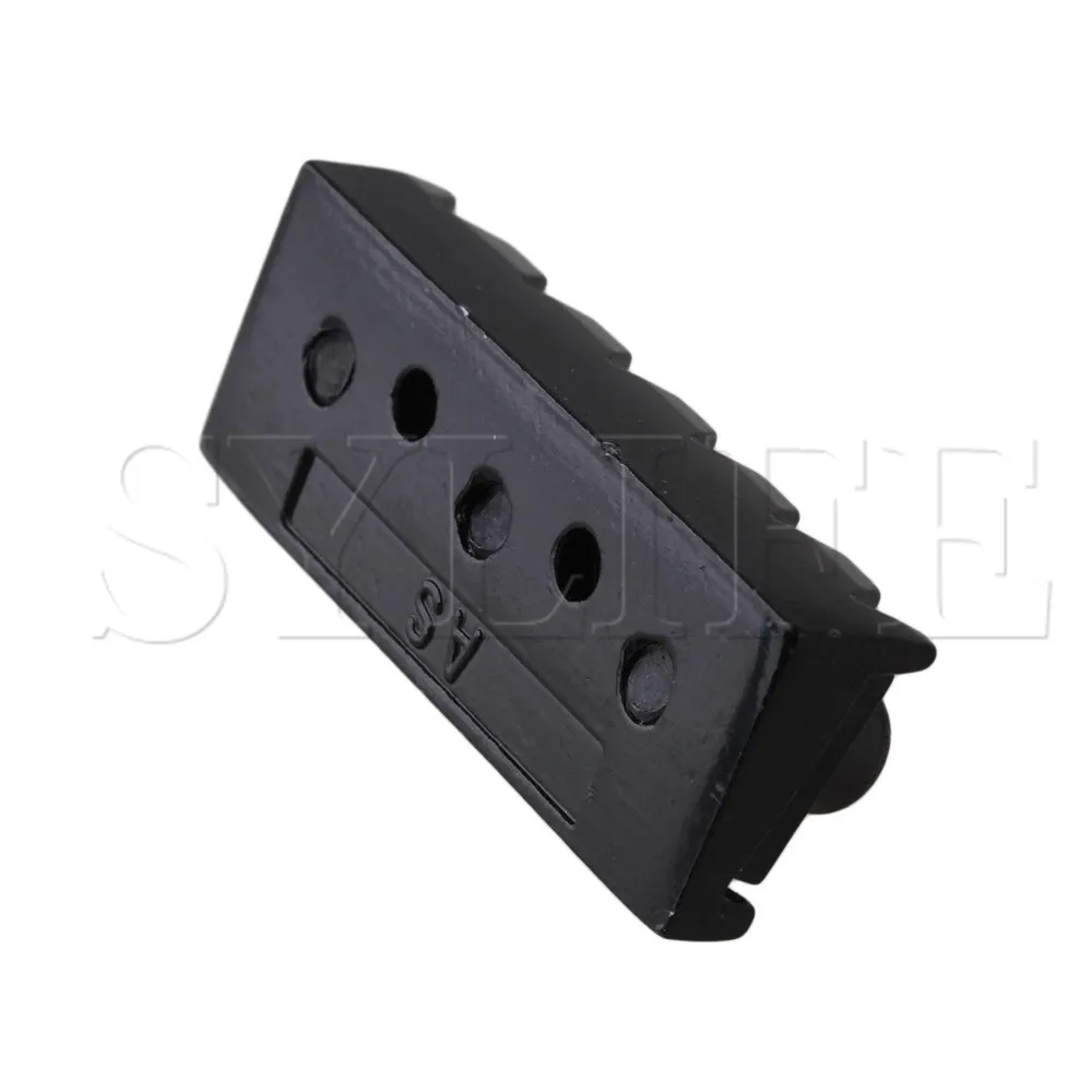 Черный замок для гитары гайка 42 мм моста системы двойного замка|Детали и