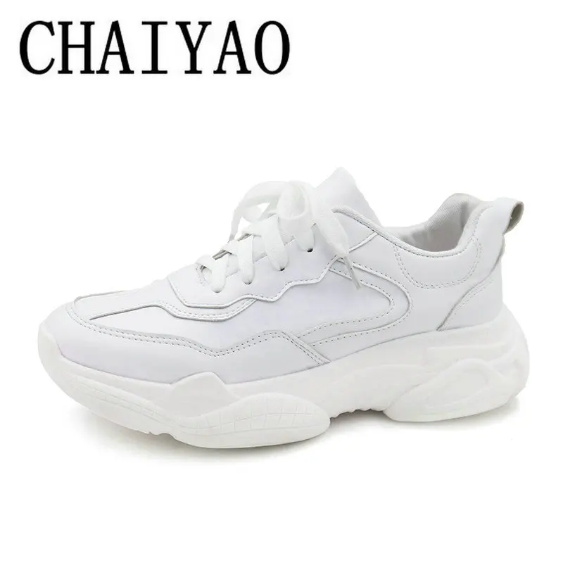 

2020 new thick bottom running shoes female Korean version of all-match increase high casual sports shoes for women ZP-285