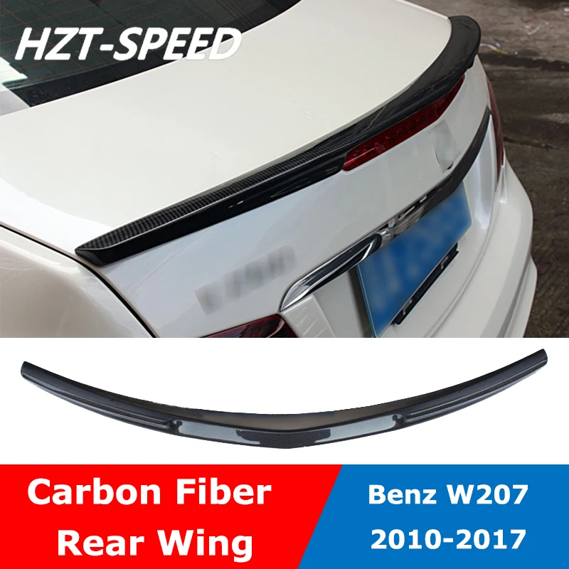 Тип W207 AMG спойлер из углеродного волокна для заднего багажника губа крыла Benz E200 E260