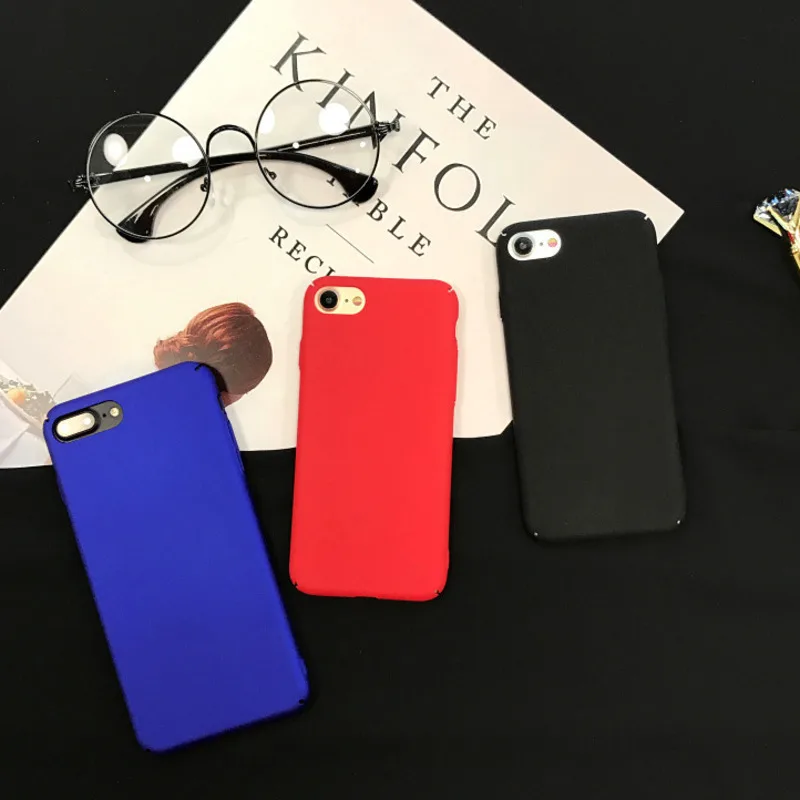 Простой Универсальный матовый однотонный Чехол для мобильного телефона iPhone X XS XR