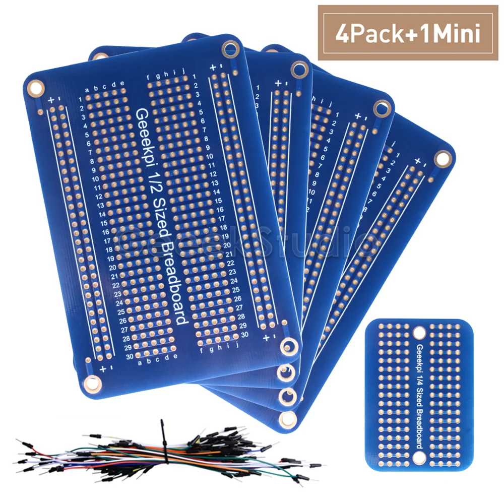 Печатная плата для Arduino и DIY электронных проектов позолоченная (4 упаковки + 1 pr 4