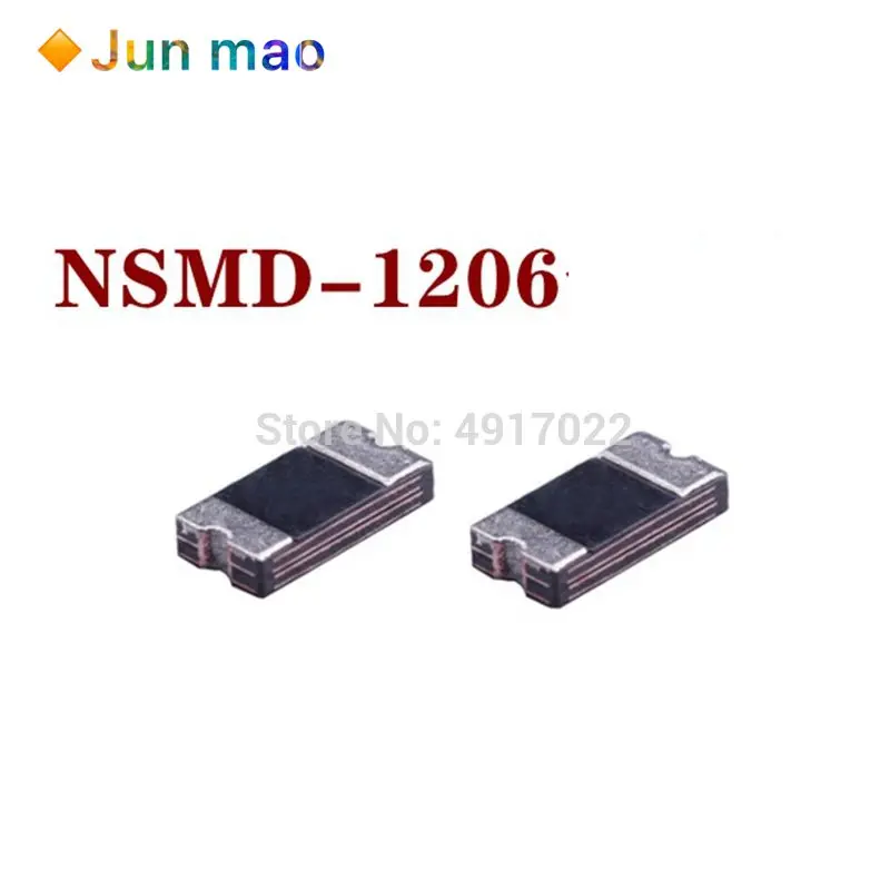 50 шт. 1206 Самовосстанавливающийся Предохранитель NSMD 100 мА 16 в 24 48 30 60