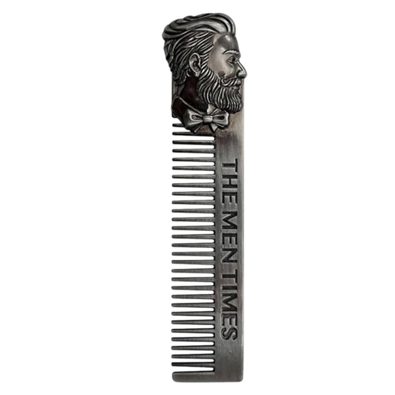 1Pc Silver Beard Shaping Template Metal Comb Men Hair Trim Tool | Красота и здоровье