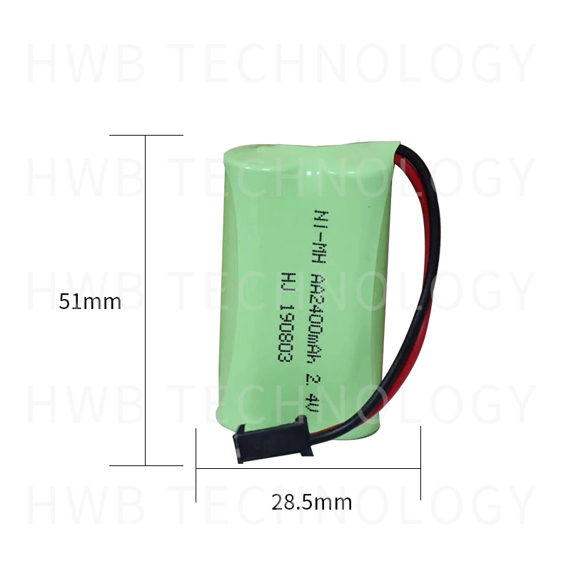 2 шт. перезаряжаемые батарейки AA Ni-MH 4 В 2400 мАч | Электроника