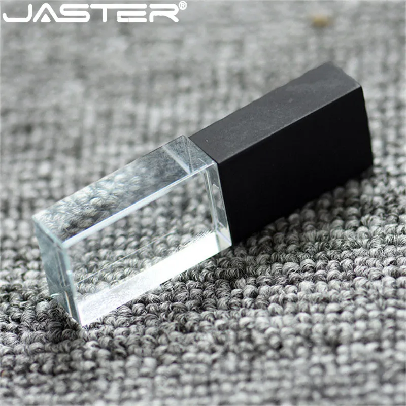 Флэш-накопитель JASTER Crystal usb 2 0 4 ГБ 16 32 64 прозрачное стекло | Компьютеры и офис