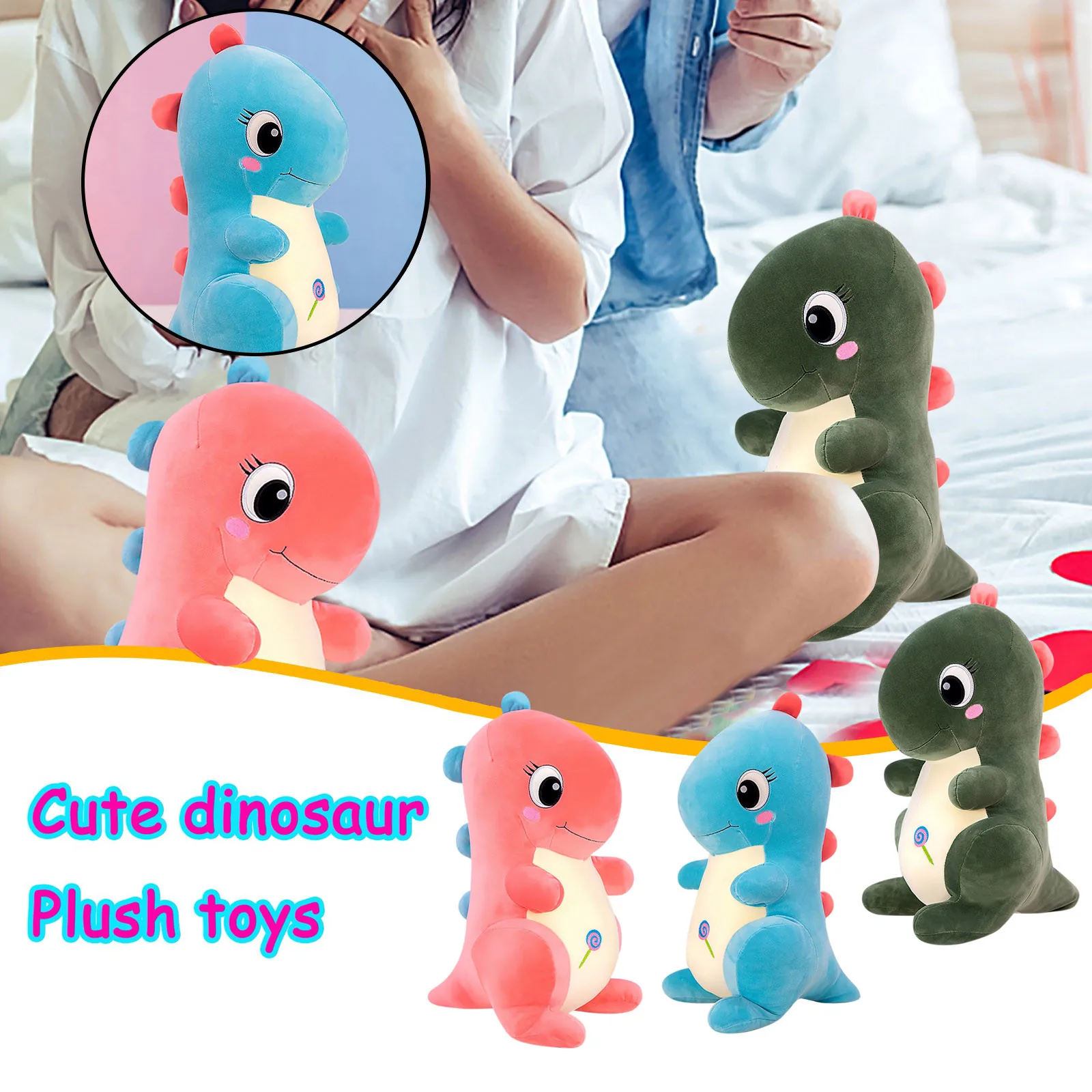 

Simulation Dinosaur Plush Toy Animal Dinosaur Doll Boy Child Gift 50cm Big Doll Sofa Pillow Children's playmates