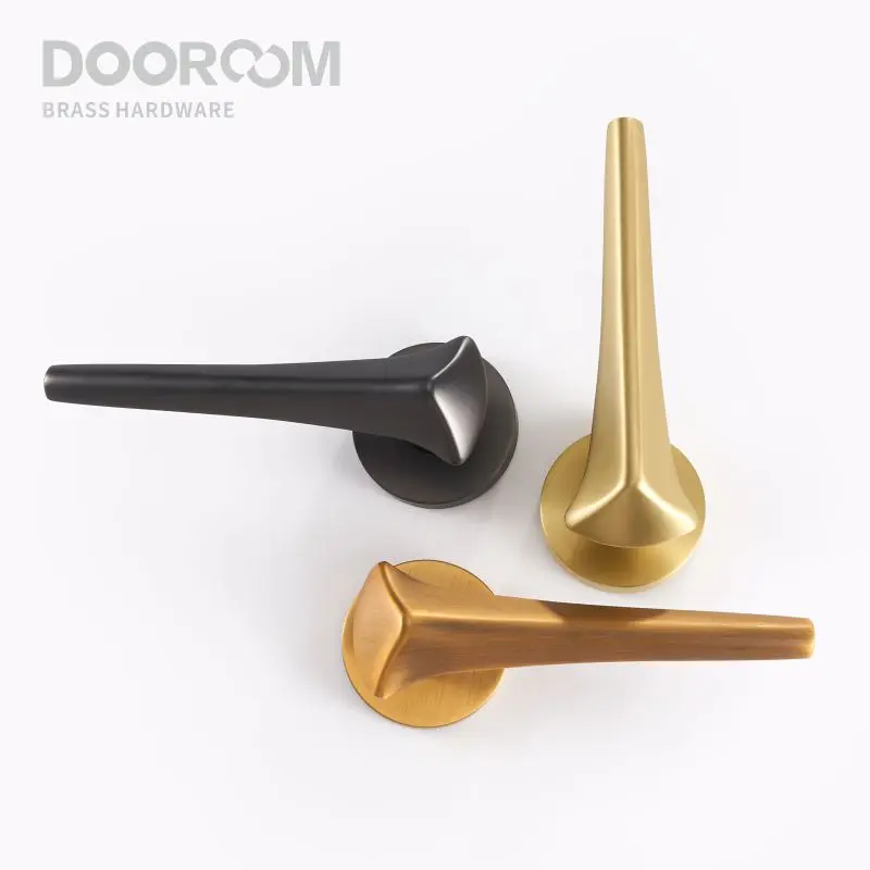 Dooroom латунный дверной замок современный золотой серый Interiror для спальни ванной