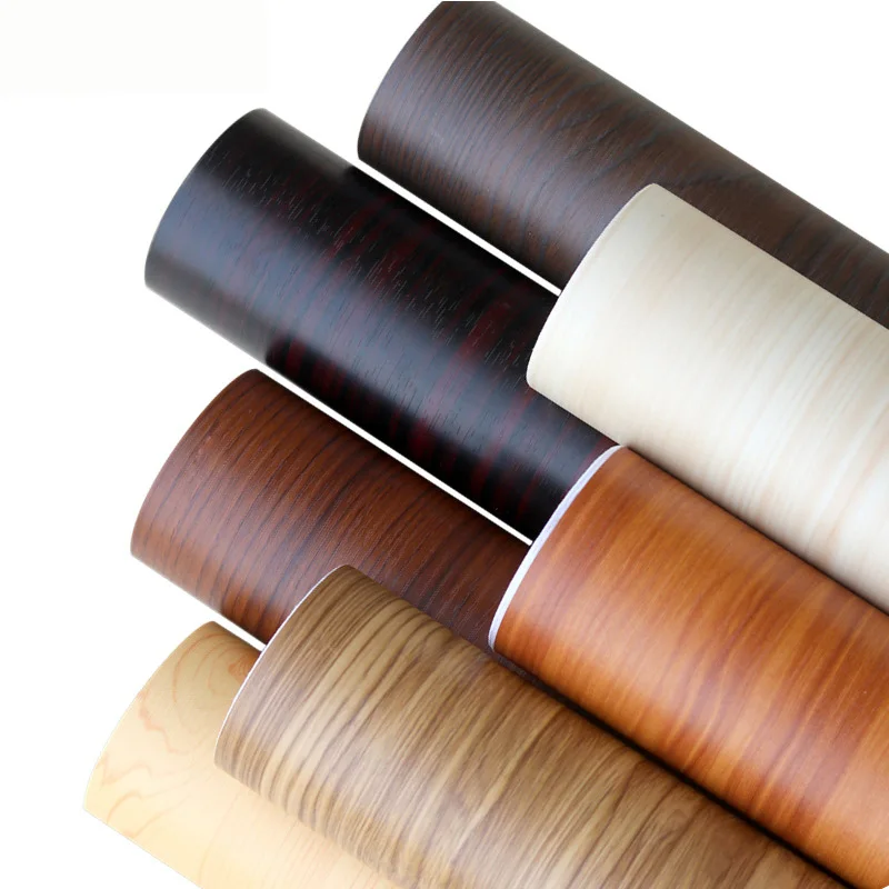 Самоклеящаяся настенная бумага из ПВХ 3D Дерево кухонные шкафы полка шкаф двери