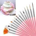 15 шт., многофункциональные кисти для украшения тортов