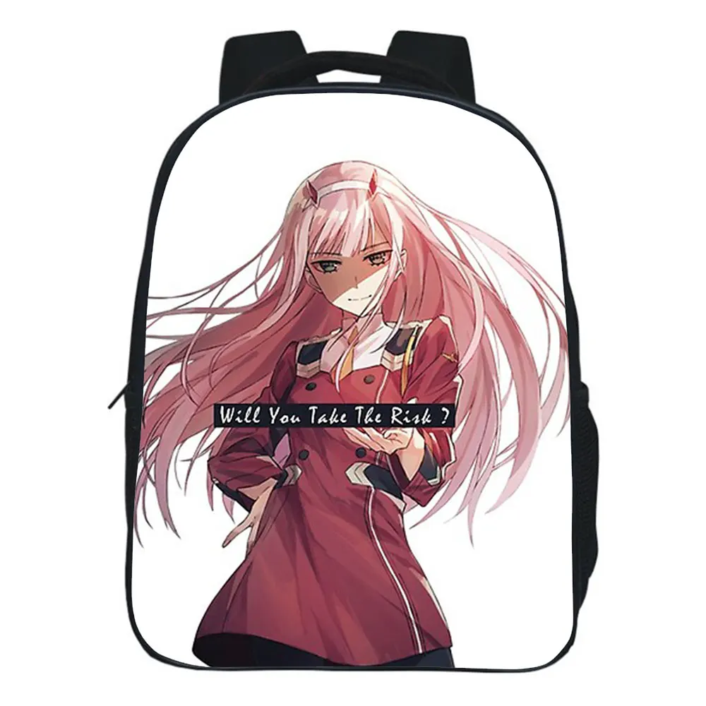 

Darling In The Franxx Backpack Children Bag School Backpacks Boy Girl Bags Fashion Bookbag Casual Daypacks Kids Small Rucksack