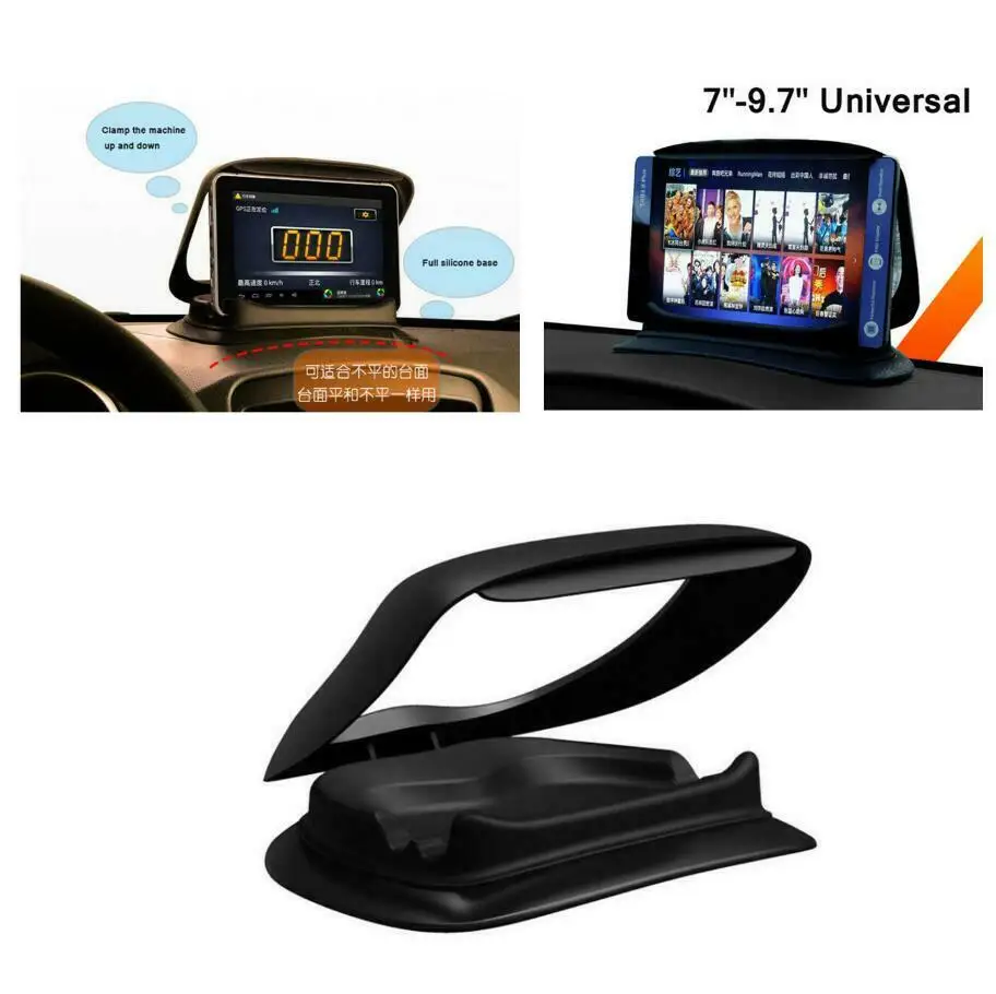 

1X Car Center Console PDA GPS Phone Mount Holder Support Stand 7”-9.5“ Universal