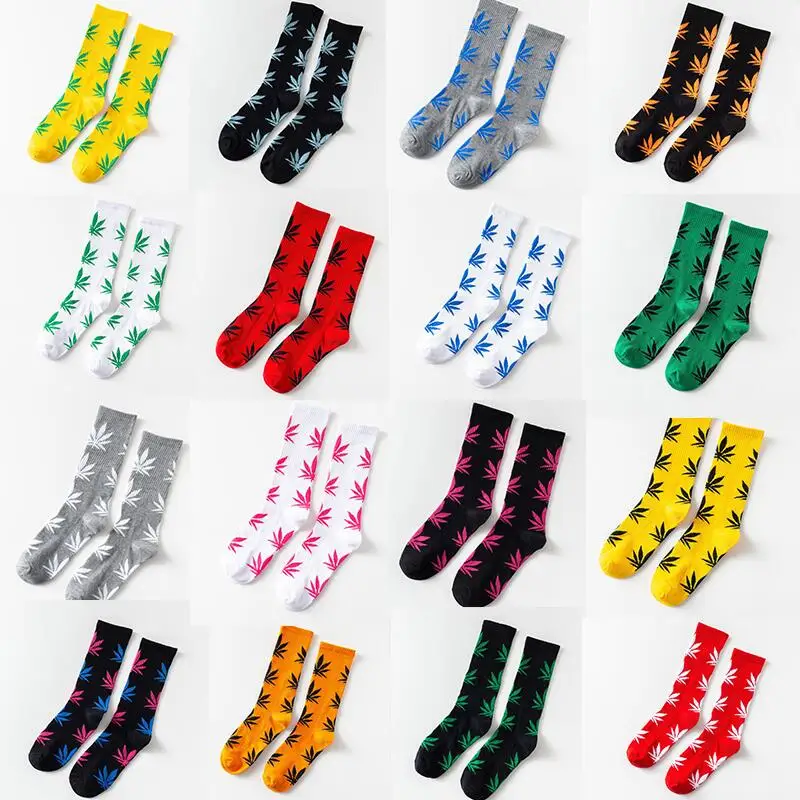 

Winter High Quality Harajuku Socks Weed Style Socks Women Men Men Cotton Hip Hop Socks Men Meias Men Calcetines