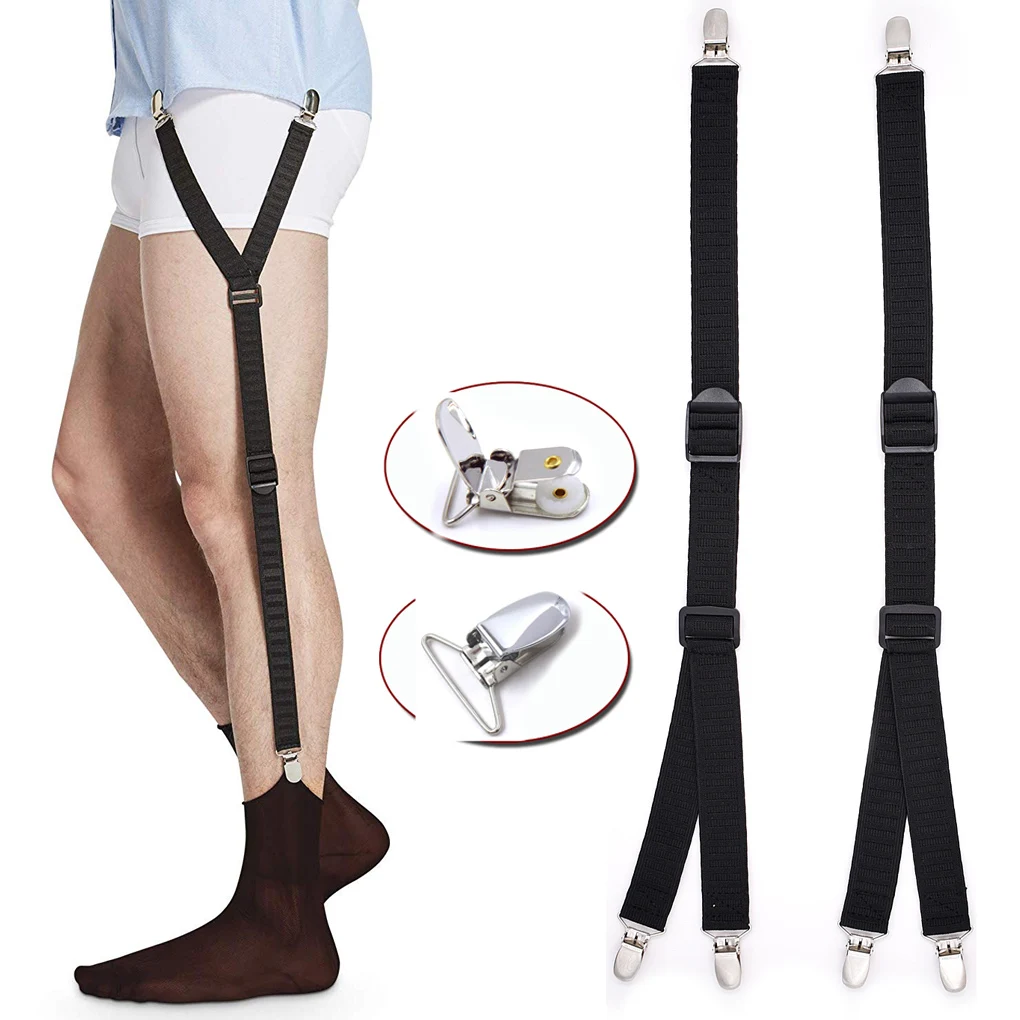 Подтяжки для мужчин регулируемые подвязки рубашек не скользят подтяжки ног