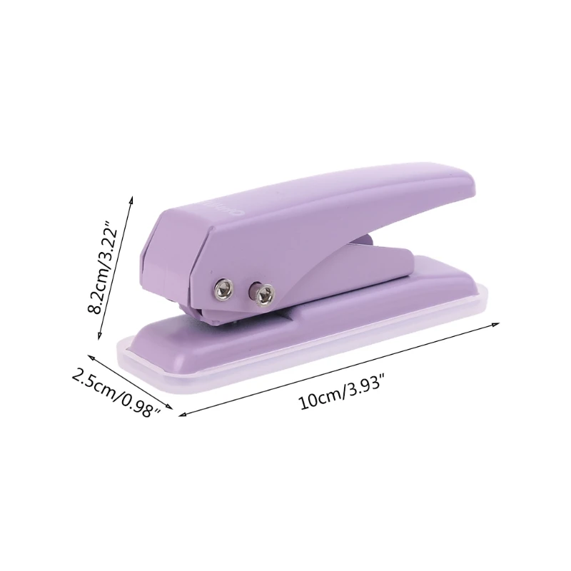 

6mm Single Hole Puncher Notebook Paper Scrapbook Card Cutter DIY Loose-Leaf Manual Punching Machine Stationery School Office