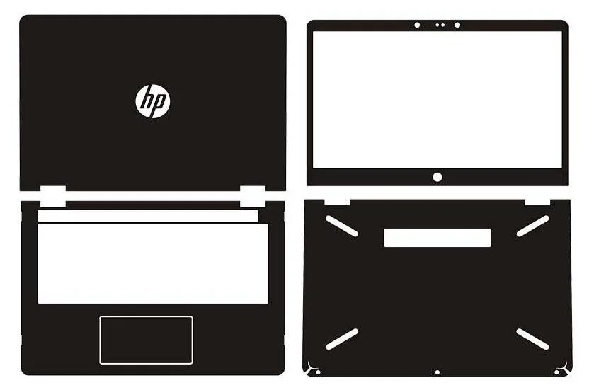 Наклейка из углеродного волокна для ноутбука HP pavilion x360 14 ba055tx BA004NS ba020ur BA002NS ba054TU