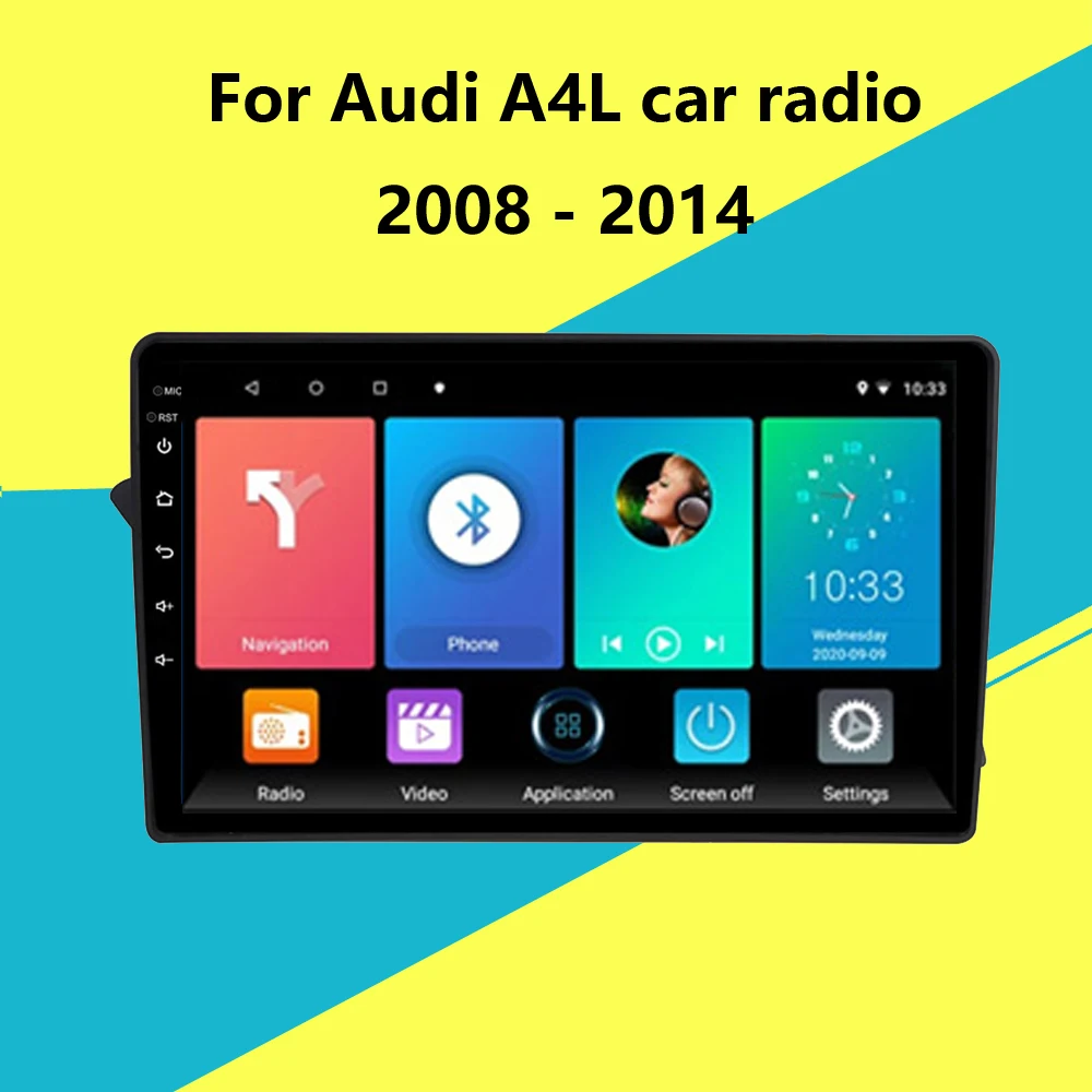 

2 Din Android CAR GPS Stereo Radio Multimedia player For Audi A4L car radio 2008 - 2014 Head Unit WIFI GPS Navigation