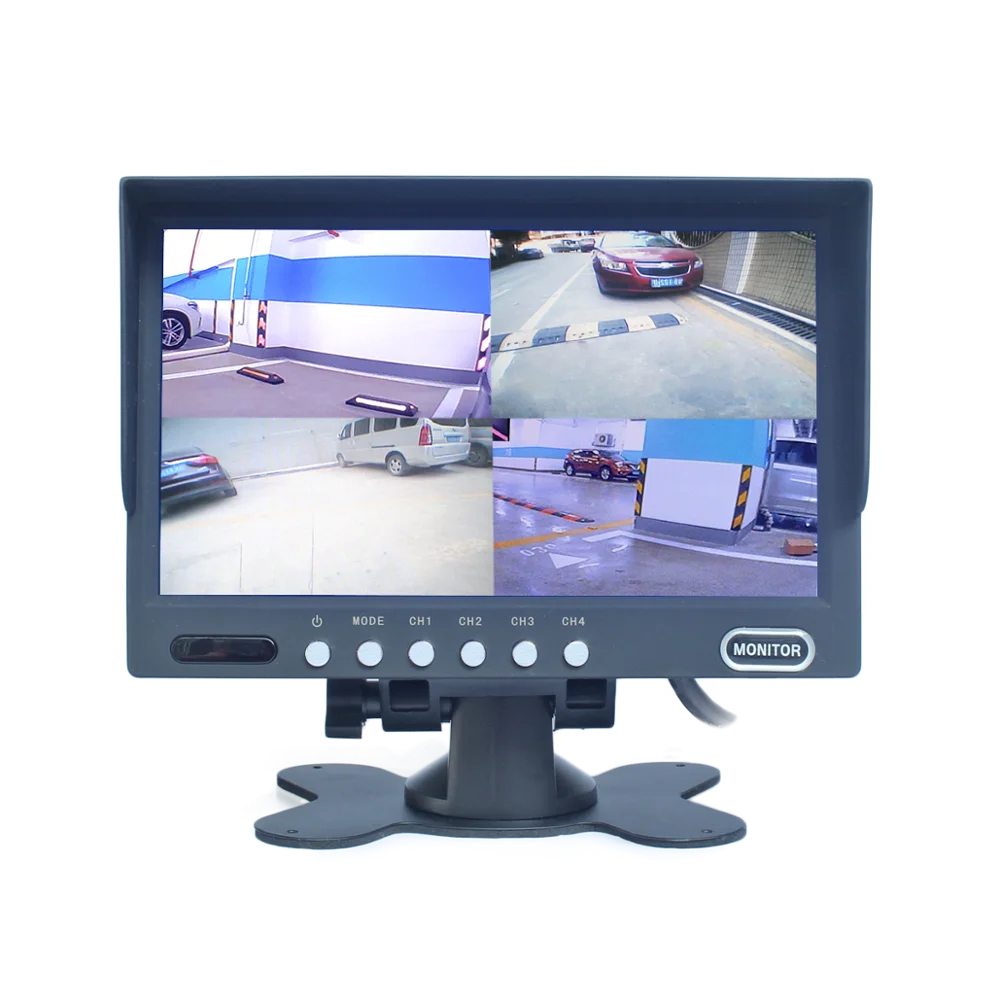 DIYKIT 7 &quot4 Сплит камеры заднего вида Автомобильный монитор CCD ИК ночного видения