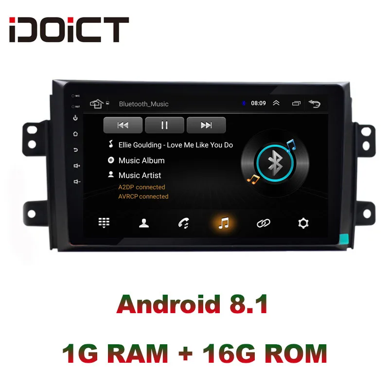 Автомобильный DVD плеер IDOICT Android 8 1 с GPS навигацией мультимедийный проигрыватель