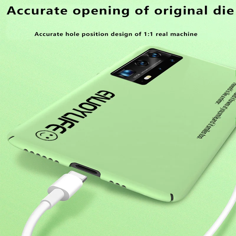 Ultra-thin Matte PC Phone Case For Huawei P40 P30 P20 lite Mate 30 20 10 Pro Shockproof Cover