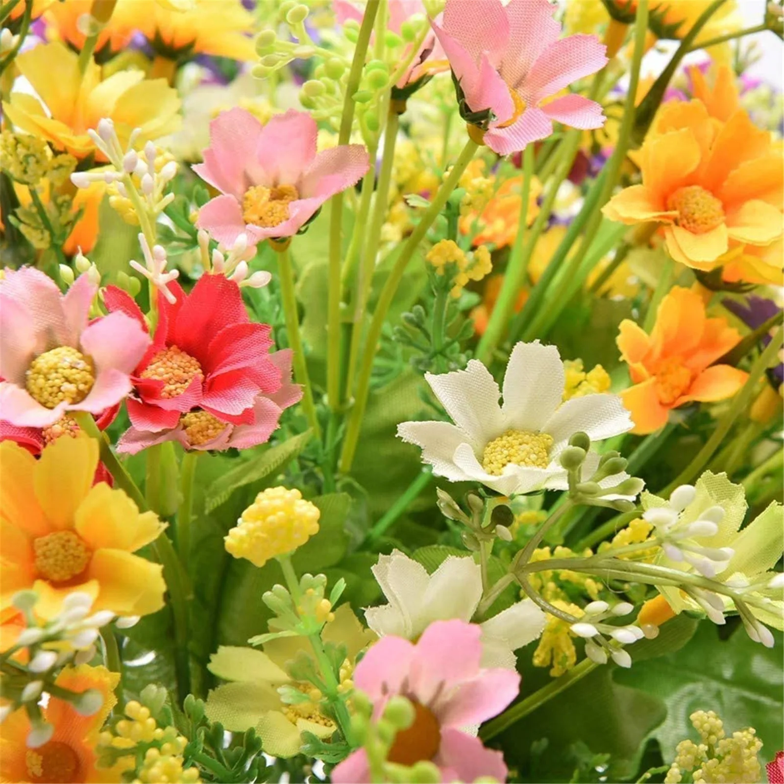 

Indoor Outside Garden Decor Home Decoration Photography Props Art Craft Rtificial Flower Faux Silk Daisy Wildflowers Diy Party D