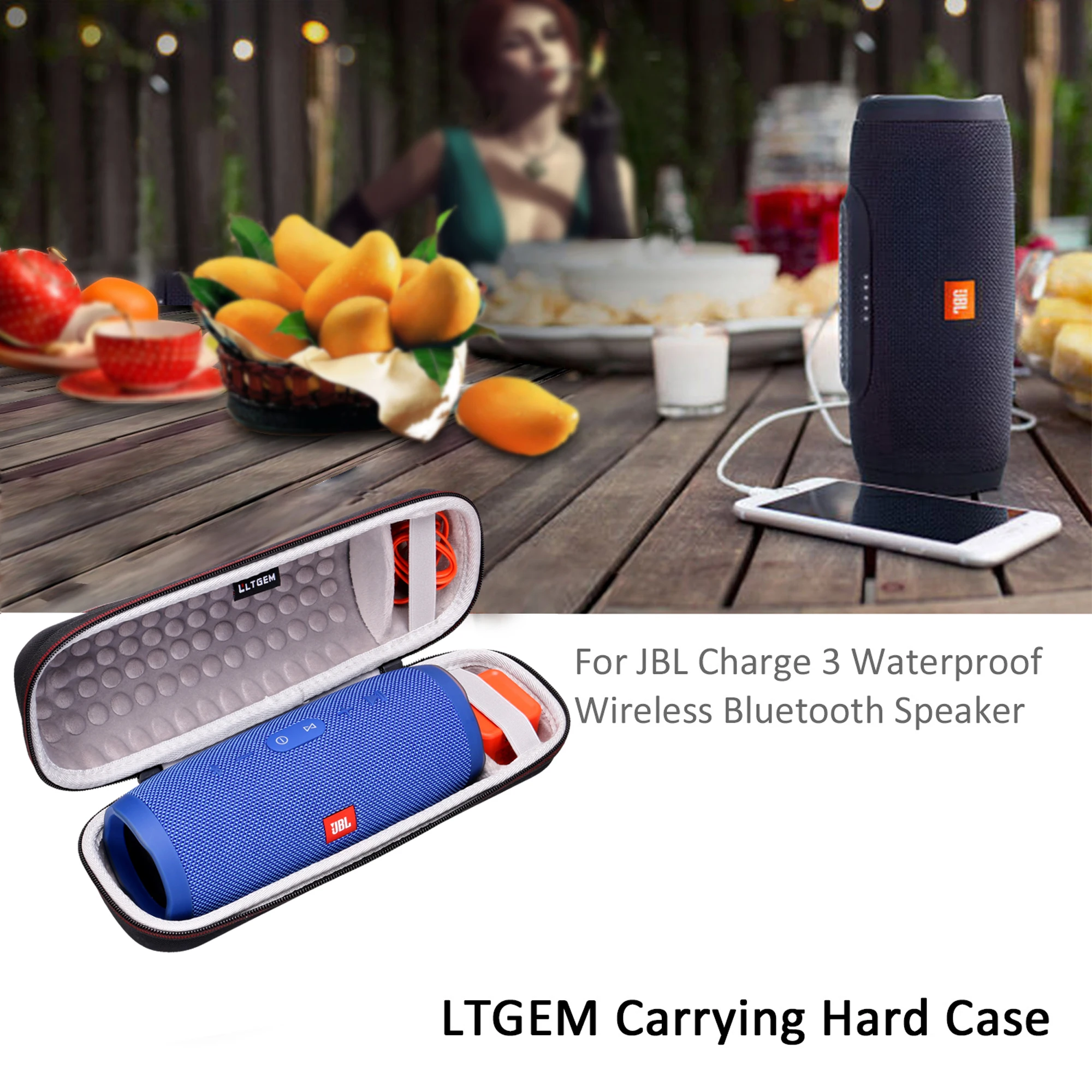 Жесткий чехол LTGEM EVA для JBL Charge 3