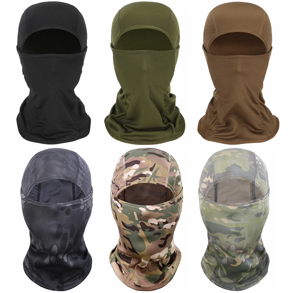 

Men Women Camo Balaclava Full Face Mask UV Protection Sun Hood For Outdoor Sports Ski/Cycling/Running/Motorcycle Head Scarf