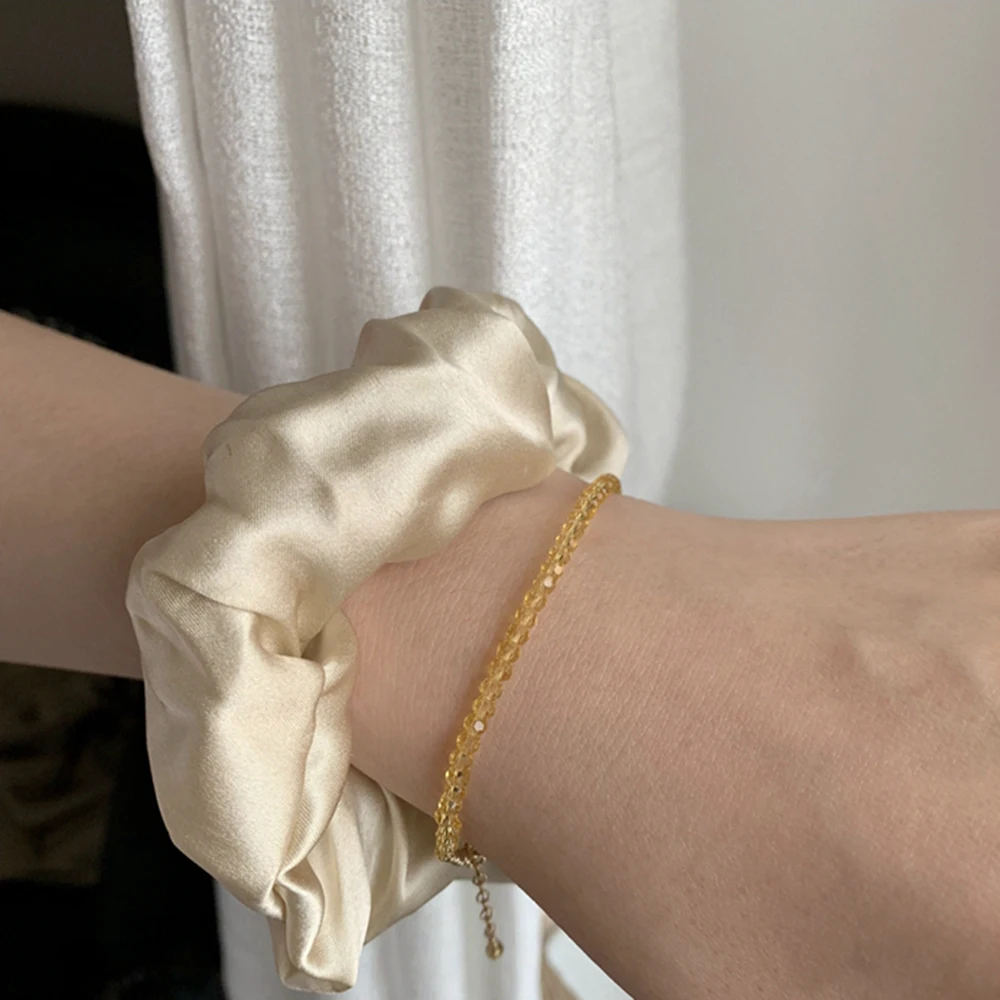 Модная женская бархатная резинка для волос прекрасные атласные резинки яркие