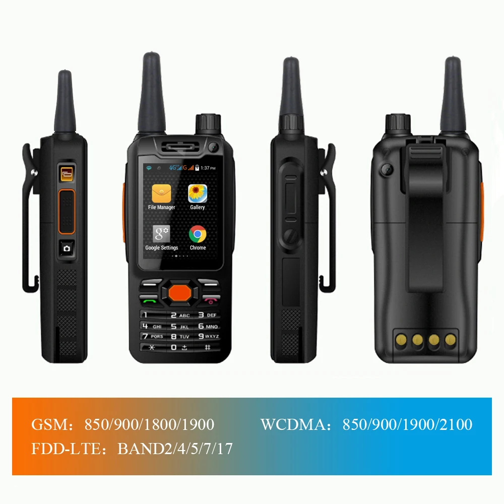 4G LTE Android Walkie Talkie F25 Poc network Phone Radio прочное переговорное устройство смартфон Zello REAL PTT
