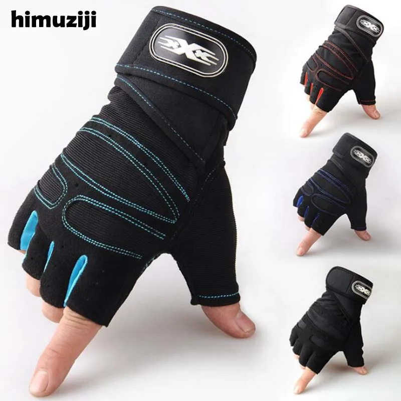 Мужские велосипедные перчатки на полпальца для велосипеда Нескользящие мягкие