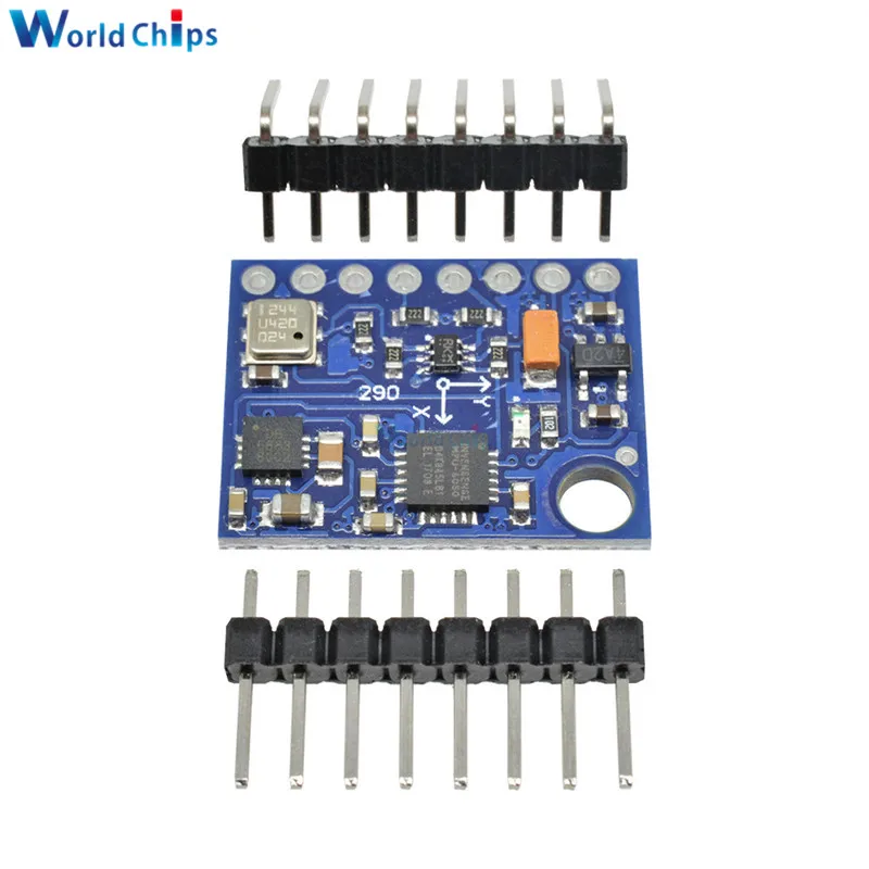Φ 10DOF модуль MPU6050 HMC5883L BMP180 GY87 платы датчика мощность 5 В для Arduino высокая
