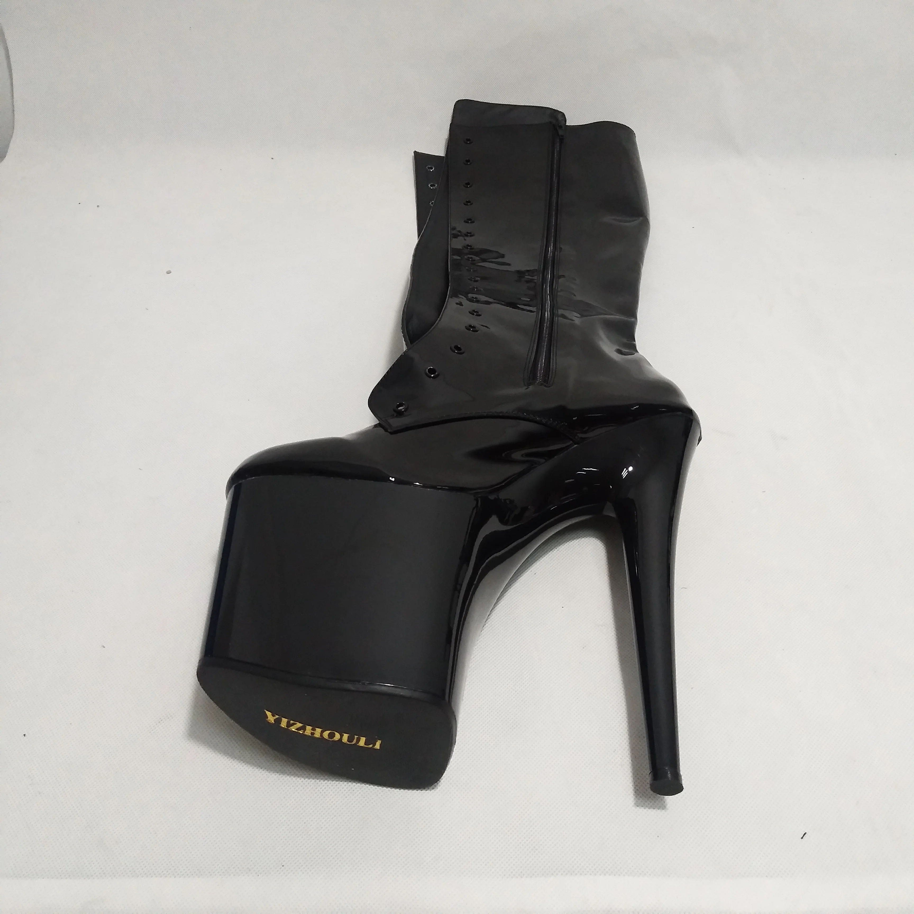 8 inches, high heels for women, 20cm high boots for models, sexy party boots for stage show
