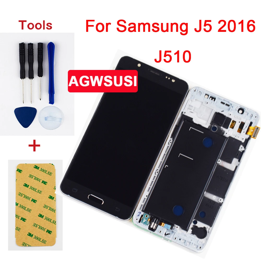 ЖК дисплей для Samsung Galaxy J5 2016 J510FN J510F J510G J510Y J510M J510 панель с сенсорным экраном и