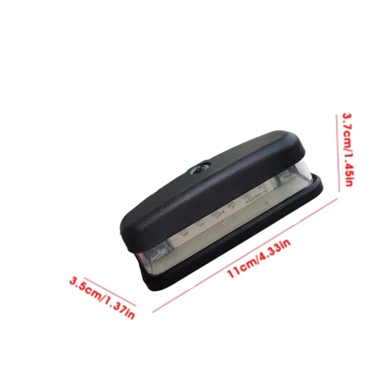 2x 10-30 в 6 светодиодов подсветильник номерного знака Лампа заднего для грузовика