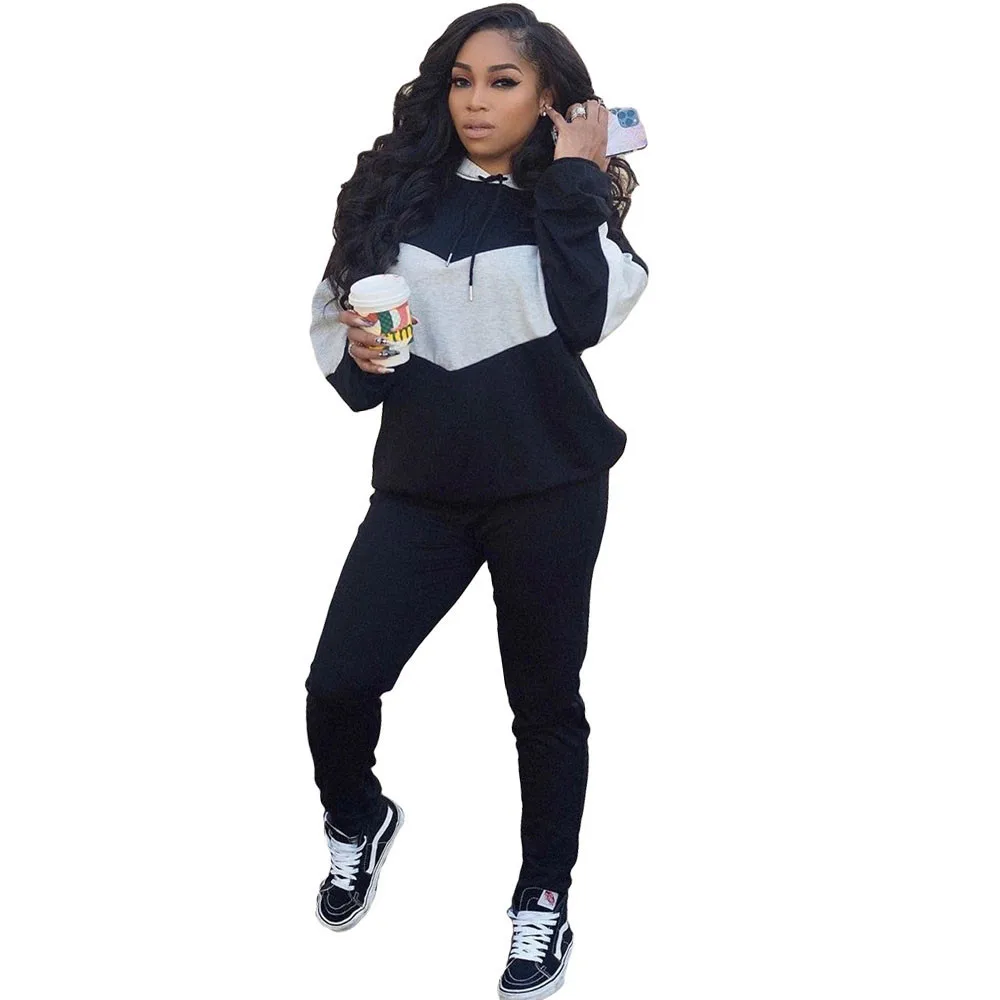 Повседневный комплект из двух предметов для тренировок женский спортивный