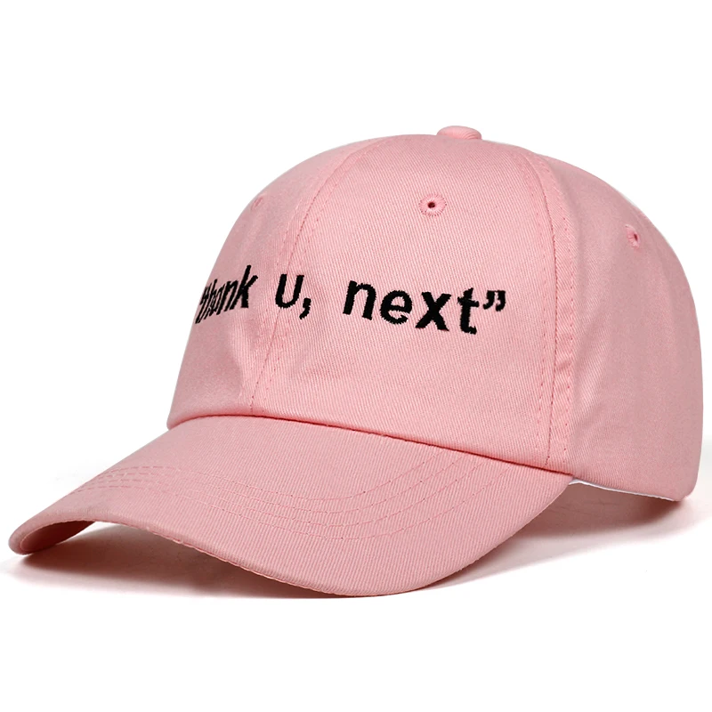 

2019 new Thank U,Next Baseball Cap Ariana Grande Embroidery Dad Hat Unisex Women Man hip hop caps Latest album Snapback hats