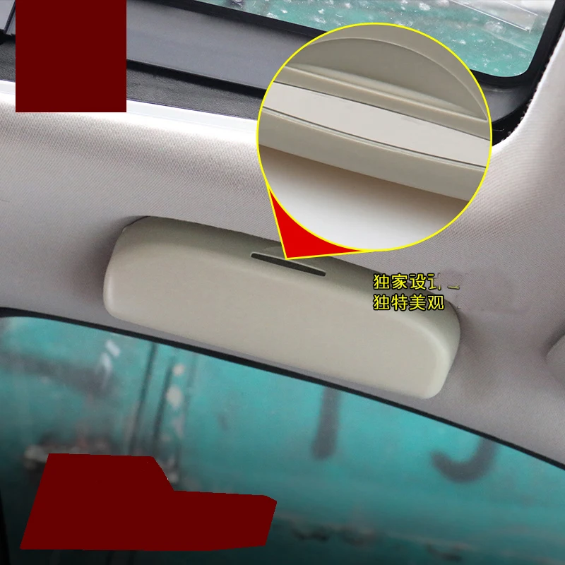 Чехол lsrtw2017 из АБС пластика для автомобильных солнцезащитных очков с ручкой на