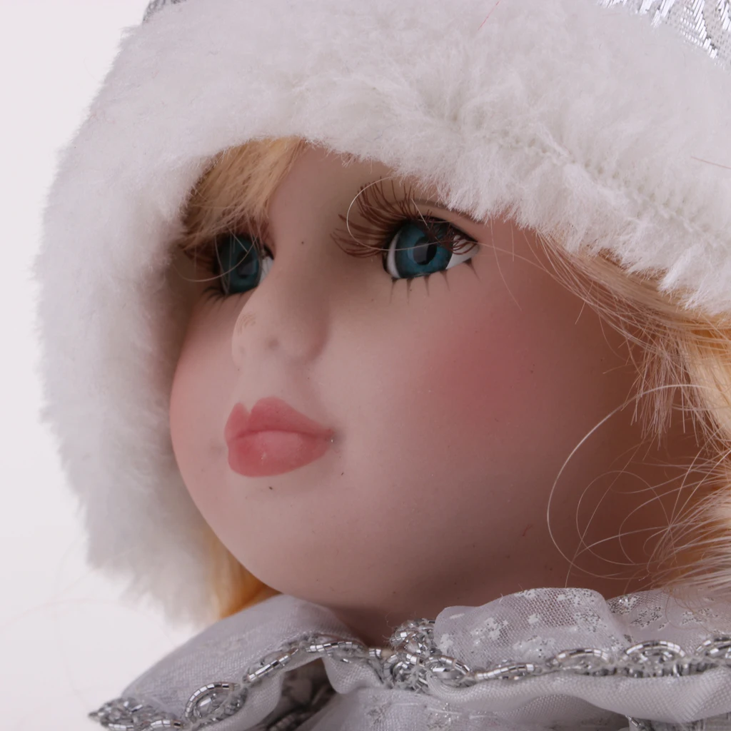 12 дюймовые фарфоровые куклы викторианская леди в белом платье фигура