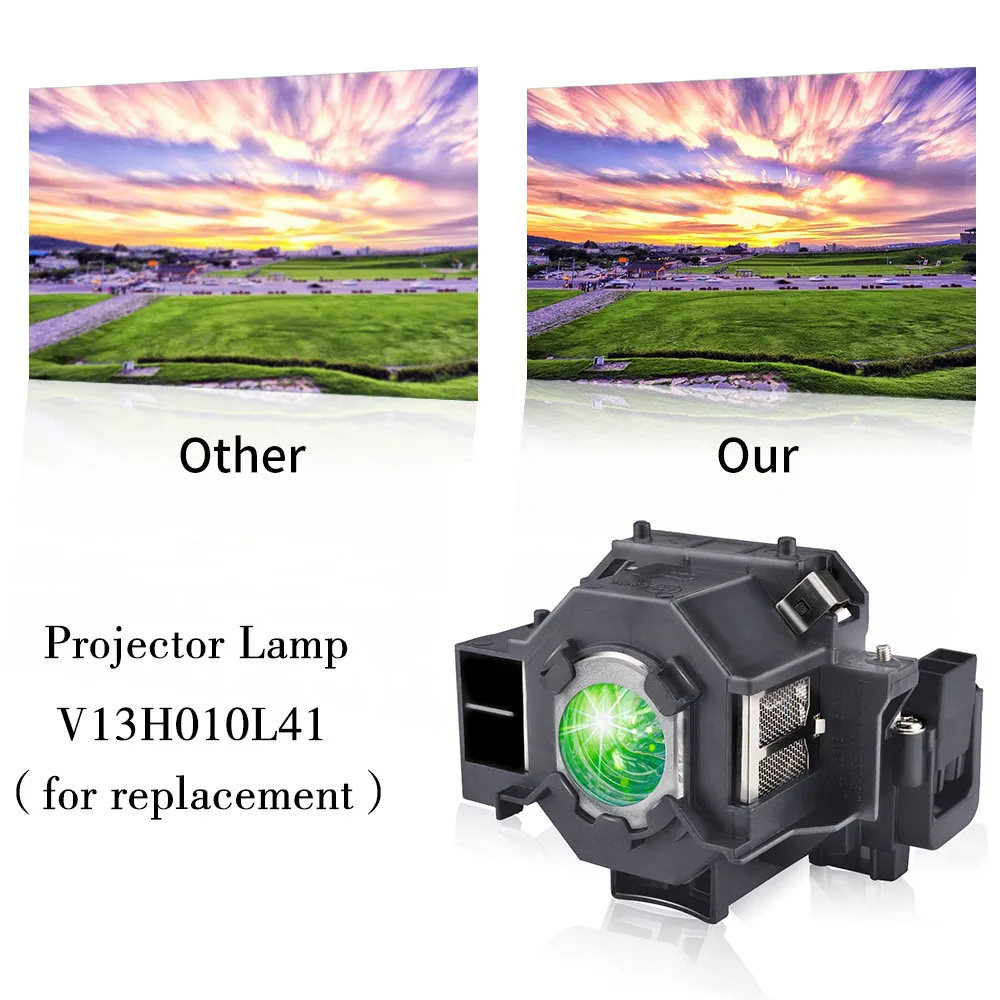 Совместимая лампа для Epson ELPLP41 V13H010L41 | Электроника